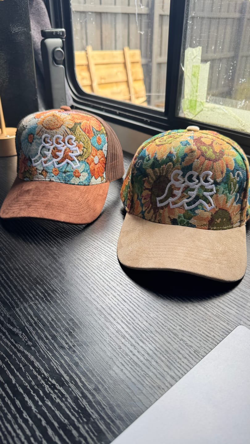 Customer photo review of Grandma’s Couch Sunflowers Snapback