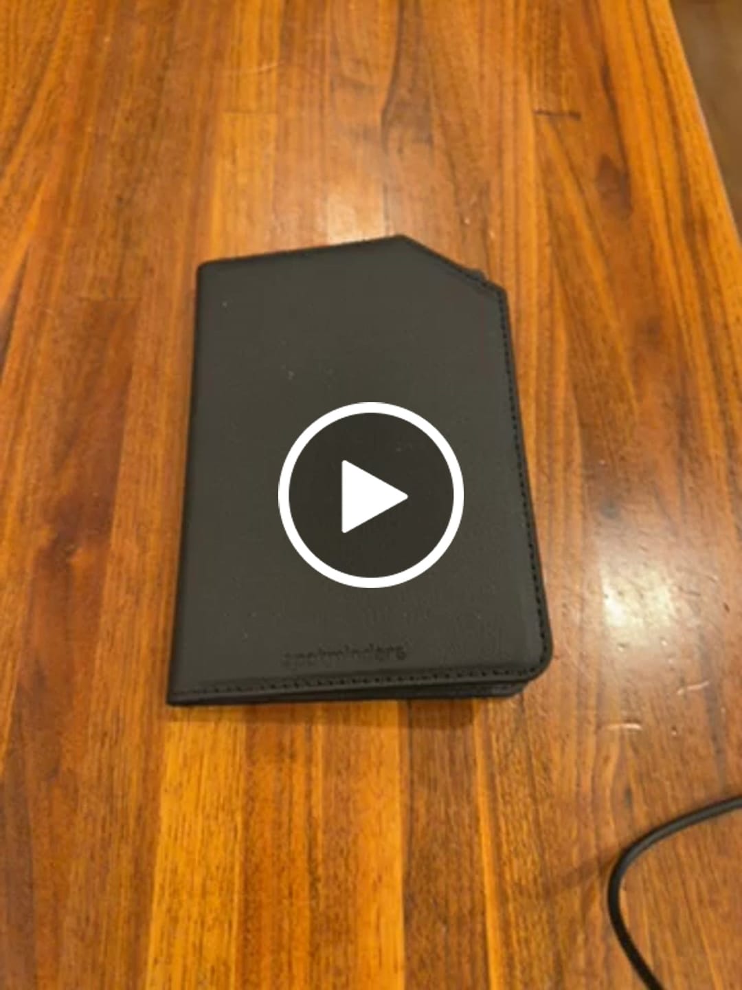 Customer video review of Passport Holder Air