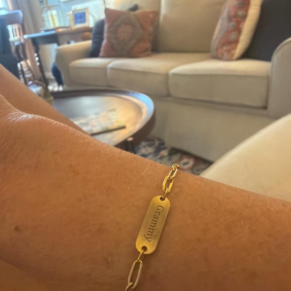 Customer photo review of Personalisiertes Armband mit Gravur