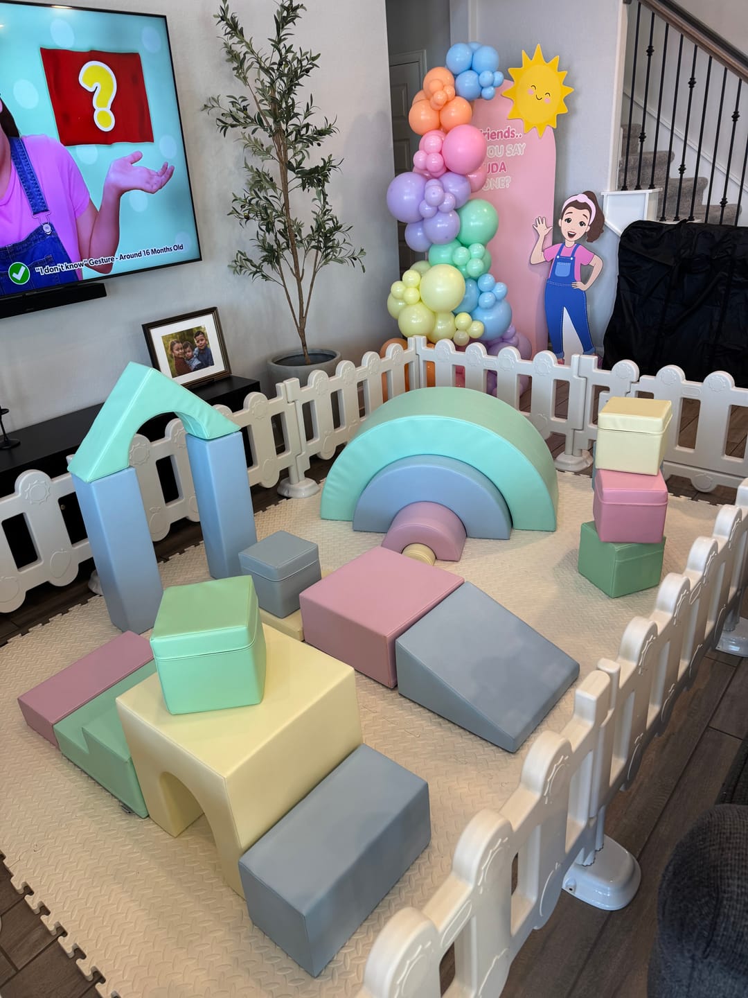 Customer photo review of Soft Play -6 -Cubes 8"