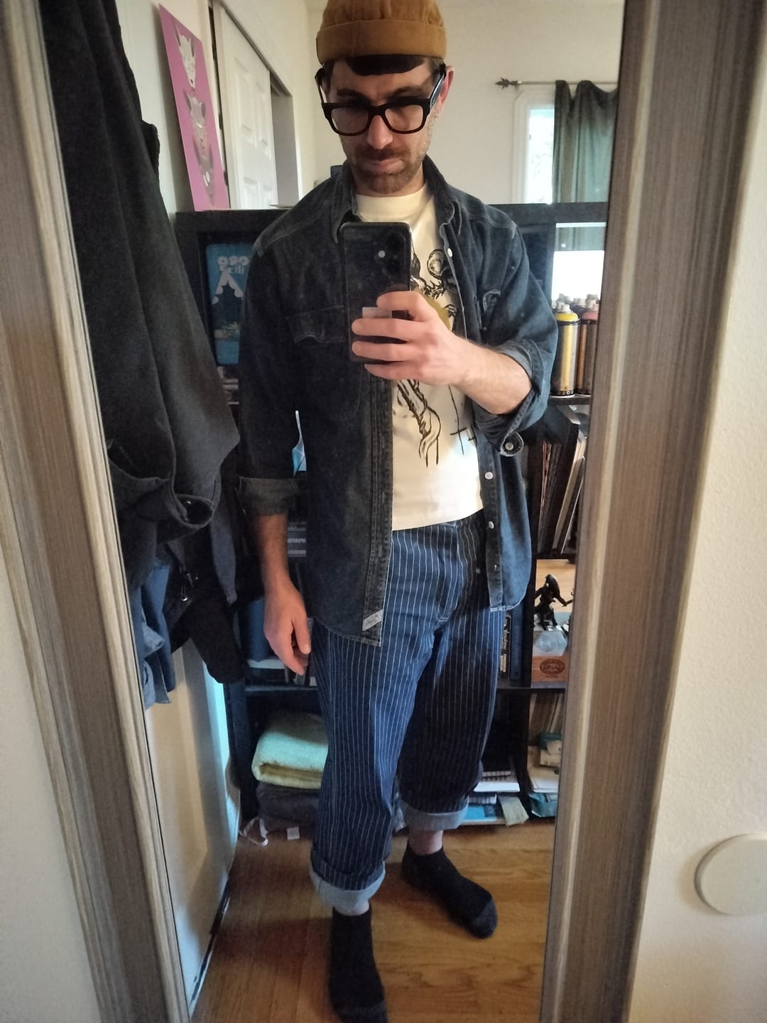 Customer photo review of 1920s Wabash Railway Work Pants