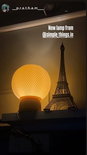 Customer photo review of Orbian Lamp