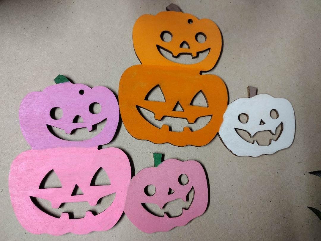Customer photo review of Unfinished Wood Pumpkin Stack Shape - Craft - up to 46"