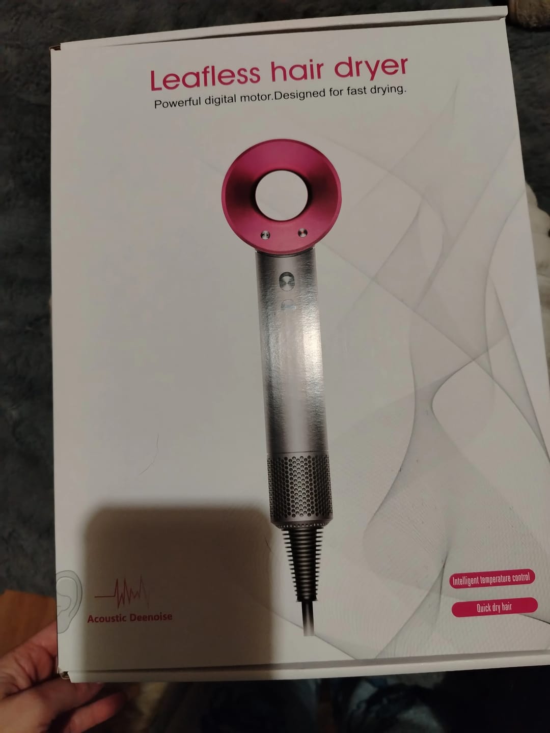 Customer photo review of Kyno — Secador profesional con cabezales magnéticos