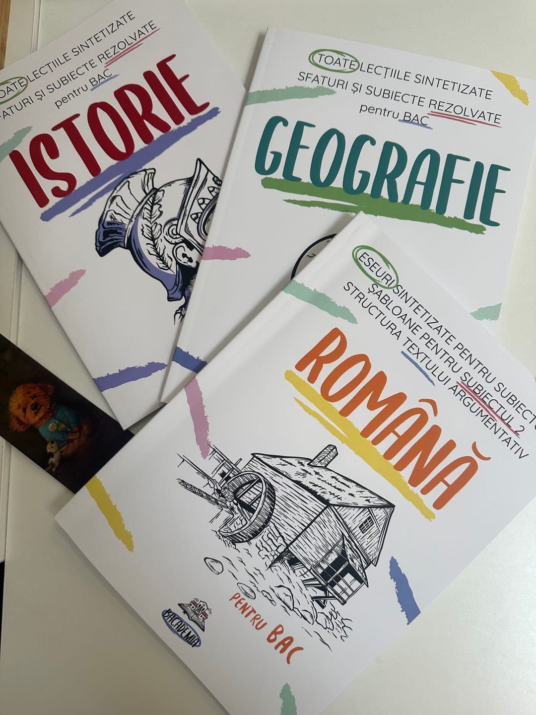 Customer photo review of Pachet Bacalaureat (Română + Istorie + Geografie) Bacademia