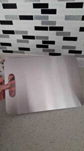 Customer photo review of Stelion™ Paslanmaz Çelik Kesme Tahtası