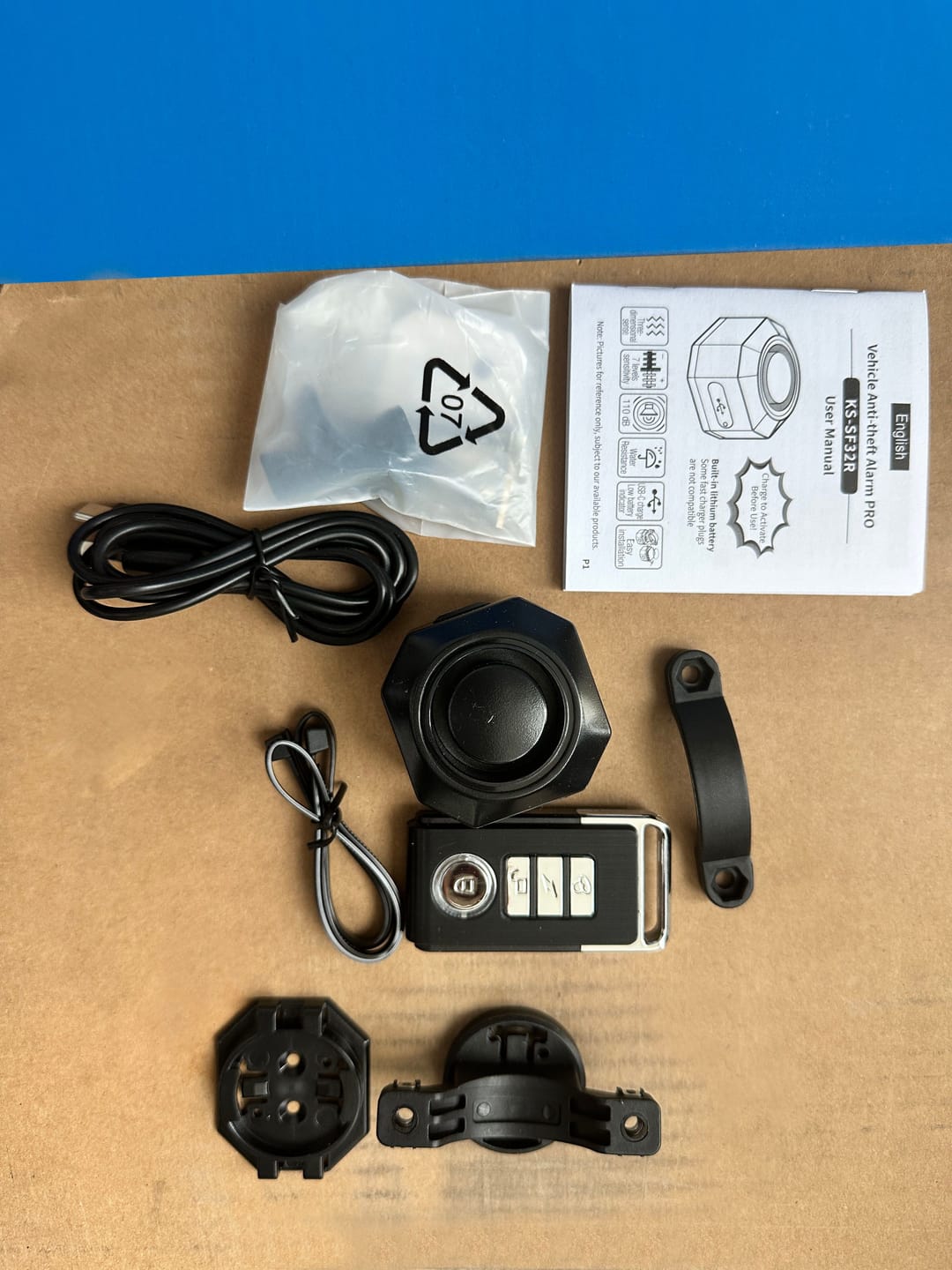 Customer photo review of USB Charge Alarm / Bike Alarm