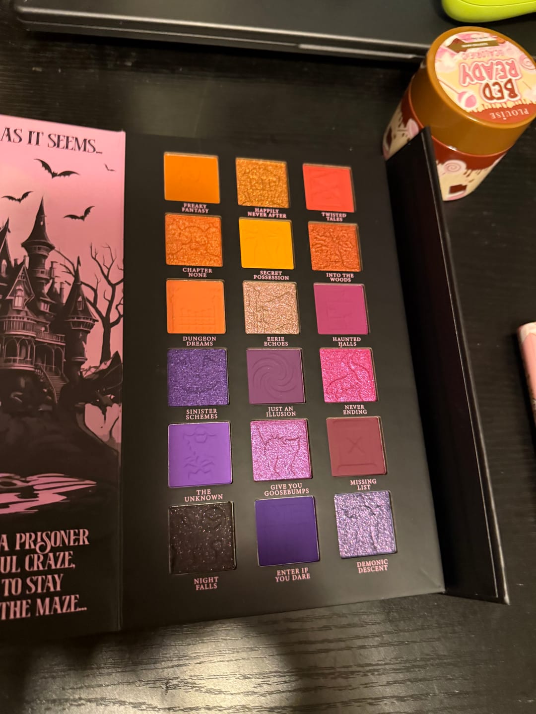 Customer photo review of Scary Tale Ending Halloween Palette