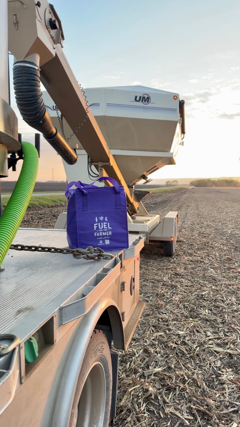 Customer photo review of "Fuel the Farmer" Field Meal Delivery Bag