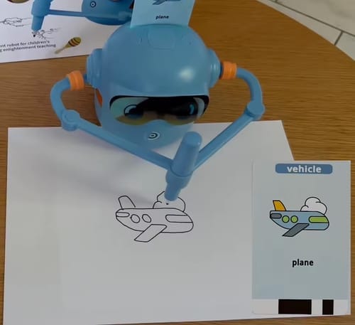 Customer photo review of SketchBot™ – Smart Drawing & Learning Robot