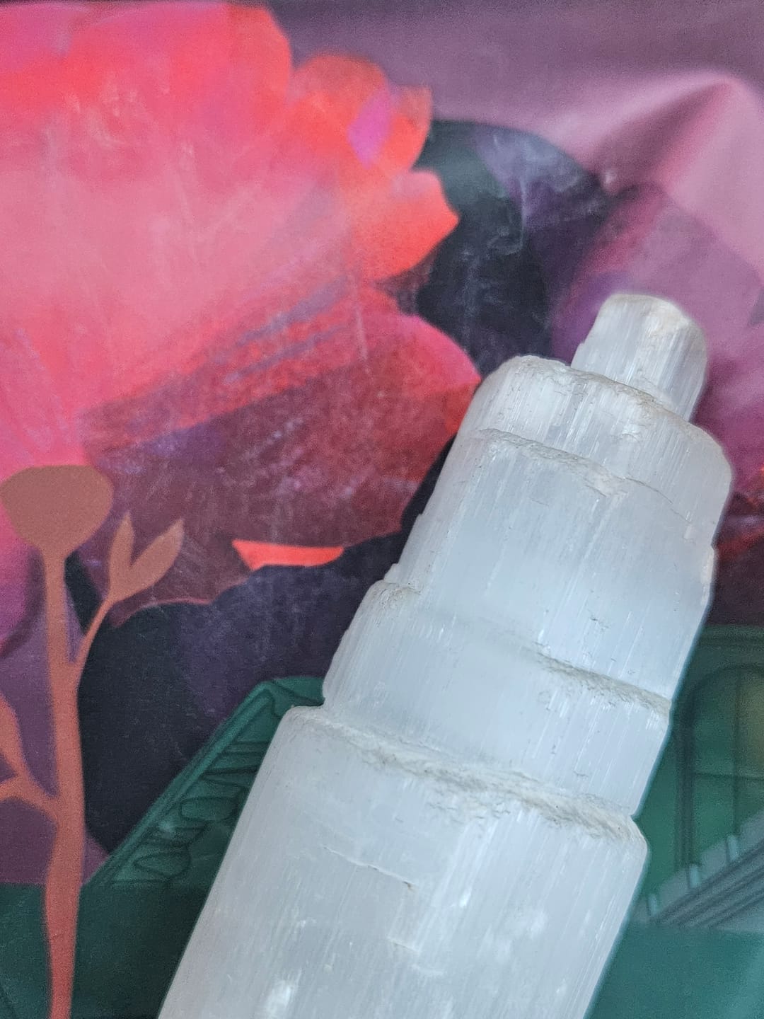 Customer photo review of Selenite Tower 2.5"