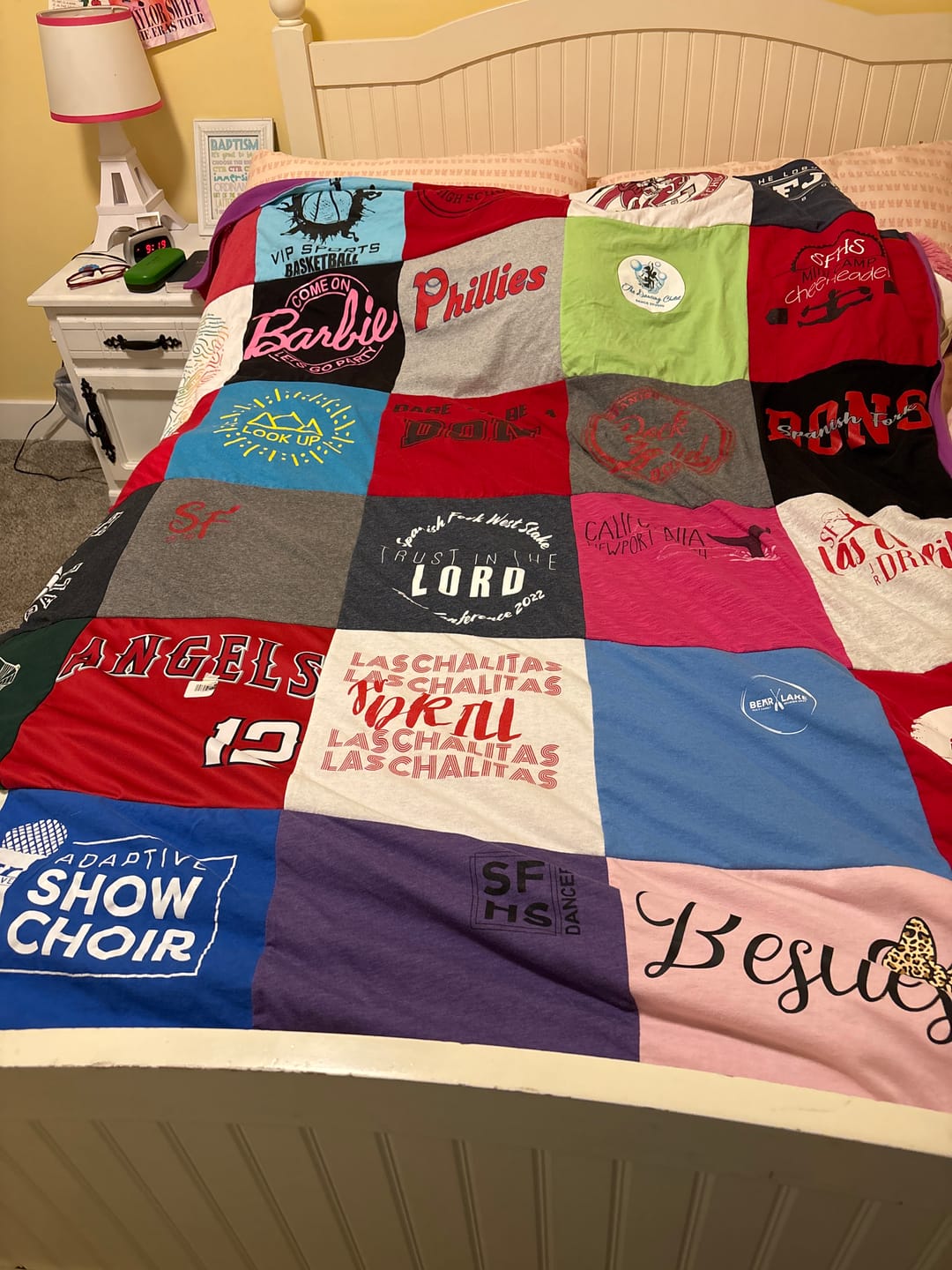 Customer photo review of Project Repat T-Shirt Quilt