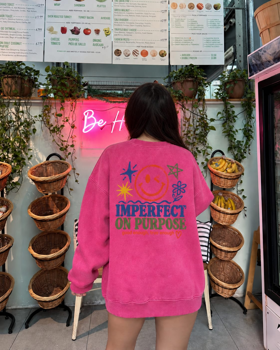 Customer photo review of Imperfect On Purpose Washed Sweatshirts