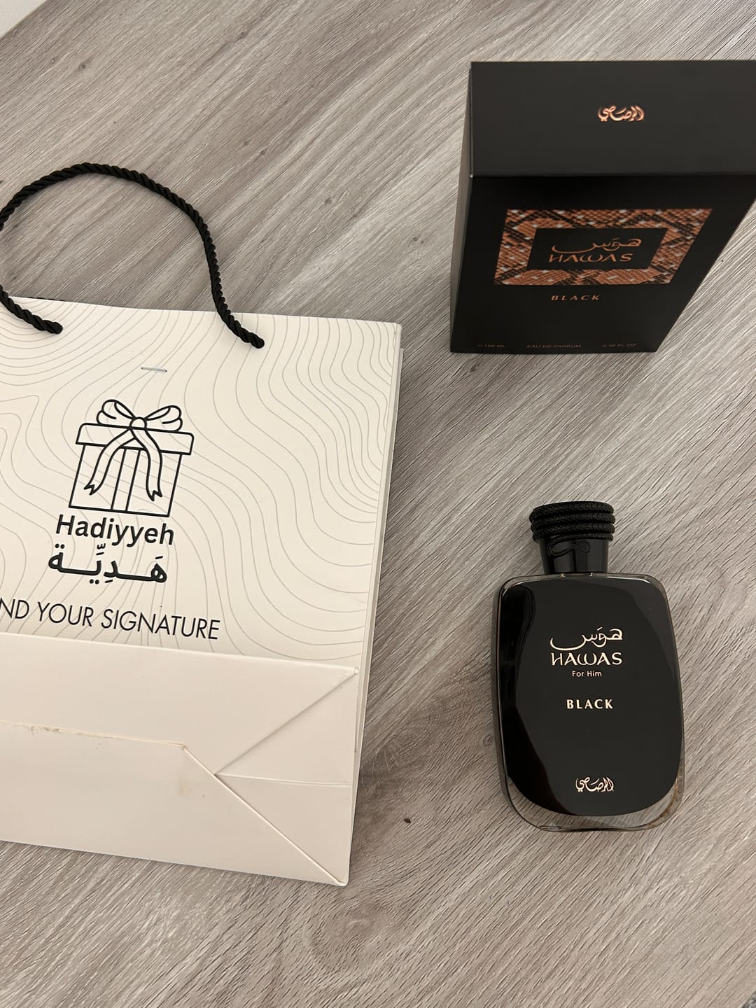 Customer photo review of RASASI HAWAS BLACK EDP FOR MEN