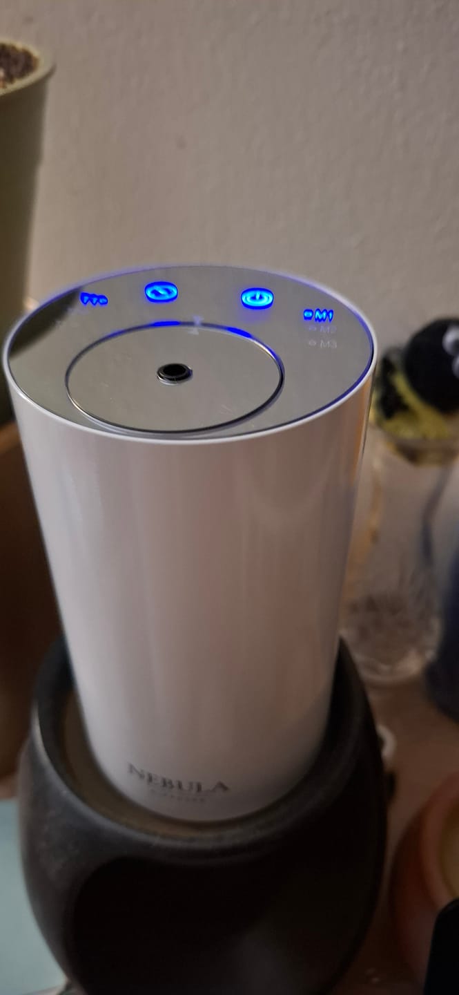 Customer photo review of Nebula Waterless Diffuser - Portable & Rechargeable