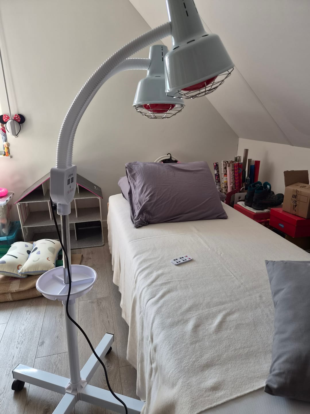 Customer photo review of LIROMA® Infraroodlamp Dubbele kop – 507 – Ideaal voor thuis
