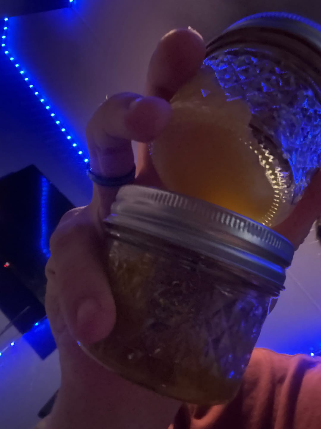 Customer photo review of Blackout Berries THCA Flower Ounce (28g)