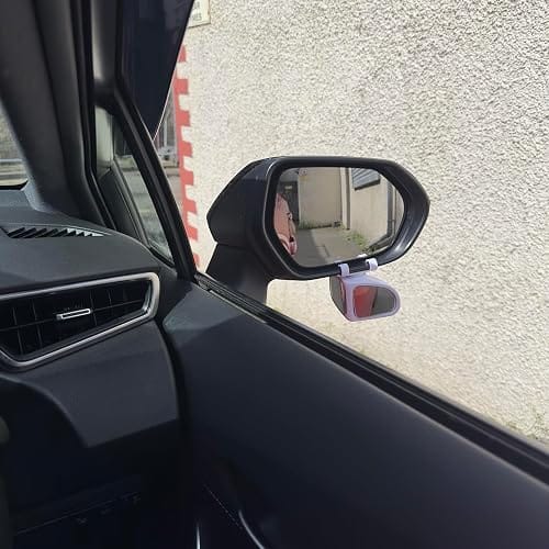 Customer photo review of 360° Dual-View Blind Spot Parking Mirror for Car