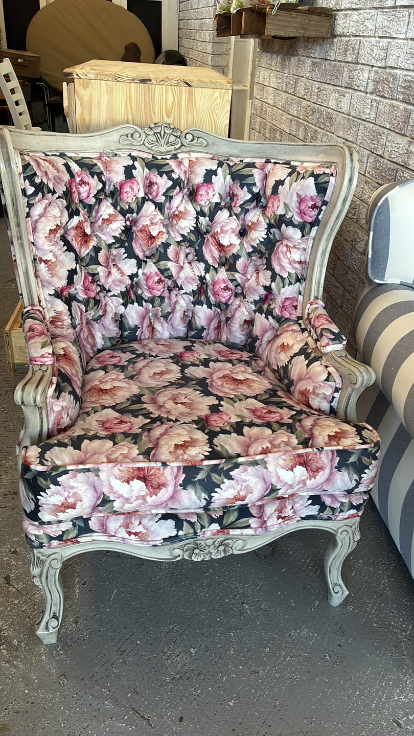 Customer photo review of Printed Velvet Peony