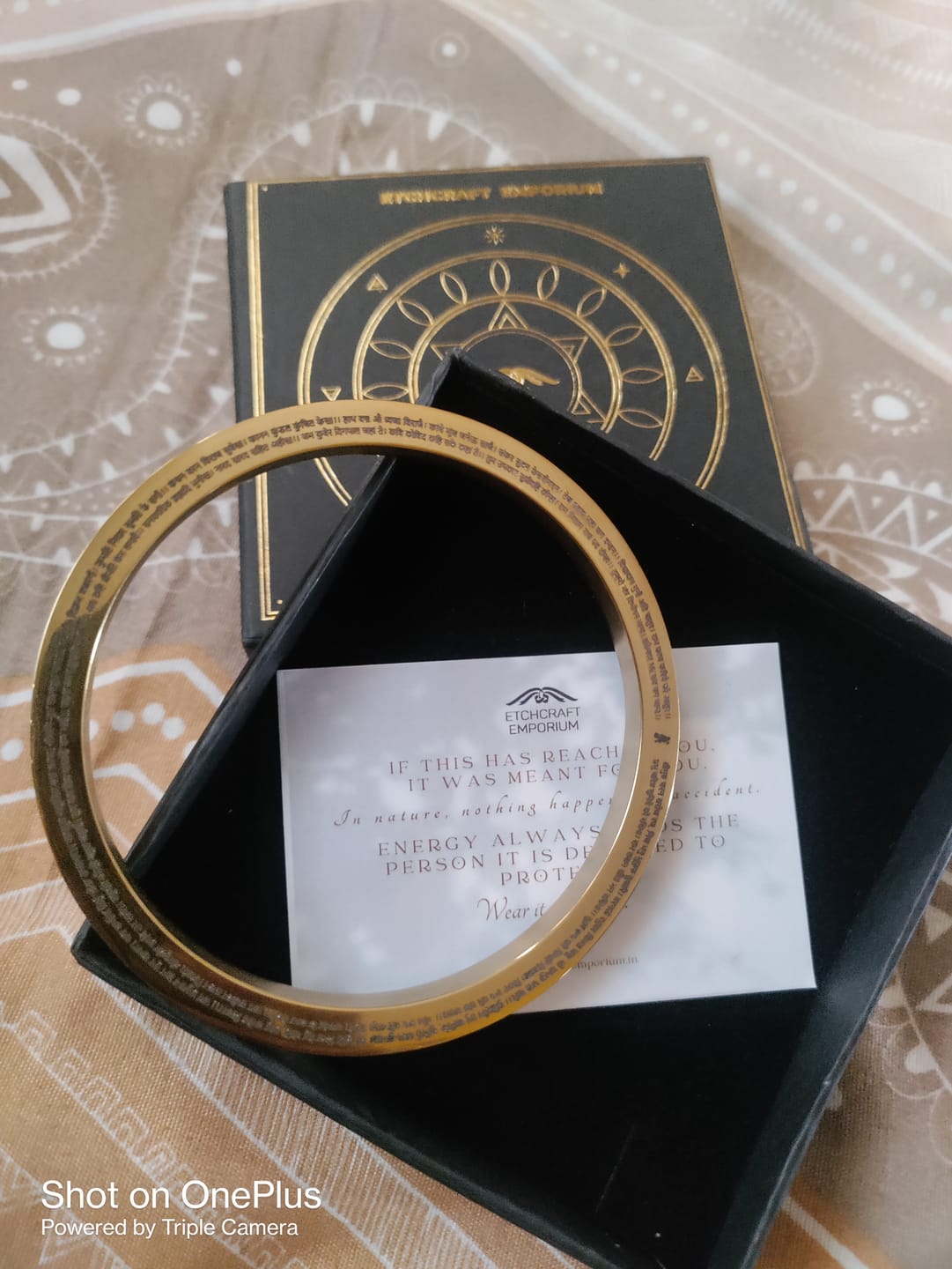 Customer photo review of Hanuman Chalisa Shakti Kada