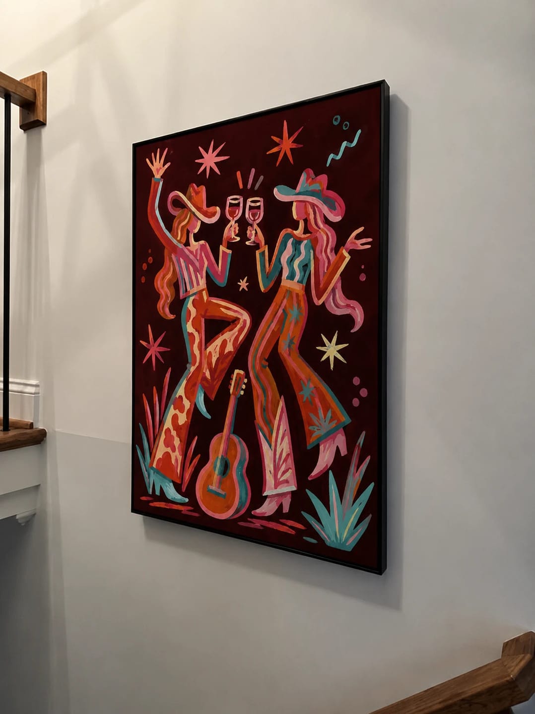Customer photo review of Western Pop Art｜Midnight Desert Celebration