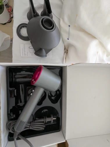 Customer photo review of Kyno — Secador profesional con cabezales magnéticos
