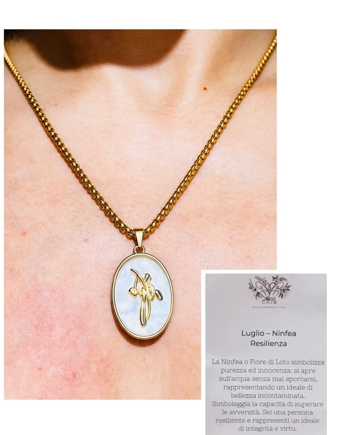 Customer photo review of Birth Flowers Madreperla