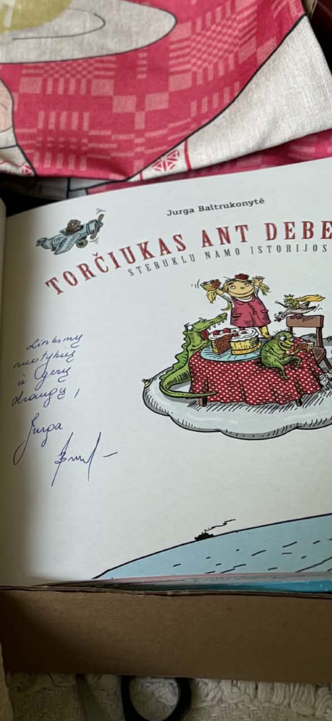 Customer photo review of "Torčiukas ant debesėlio ” vaikams nuo 5 m.