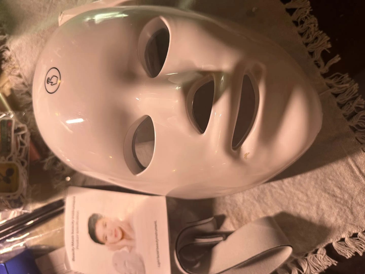 Customer photo review of Auraex LED Photon Therapy Face Mask