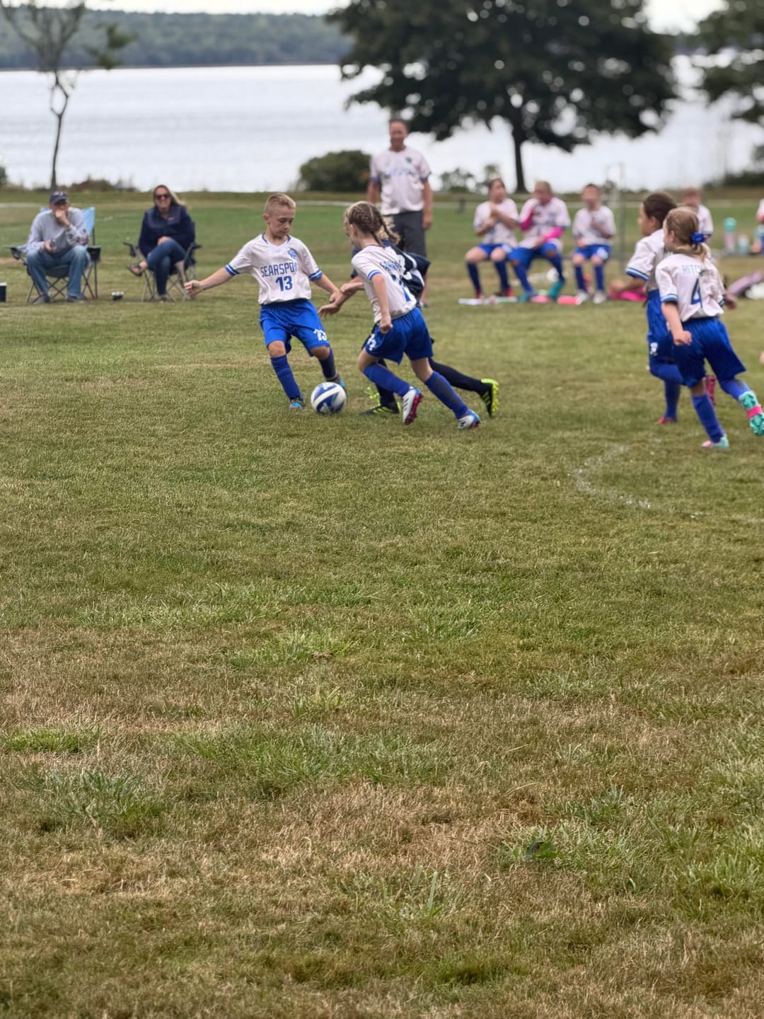 Customer photo review of Custom Cream Classic Striped Personalized Soccer Tops/Sets Jersey