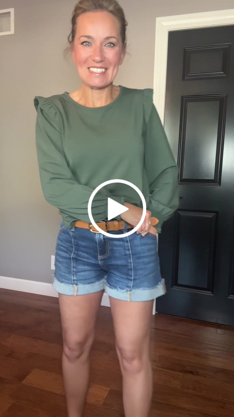 Customer video review of Ellison Denim Shorts