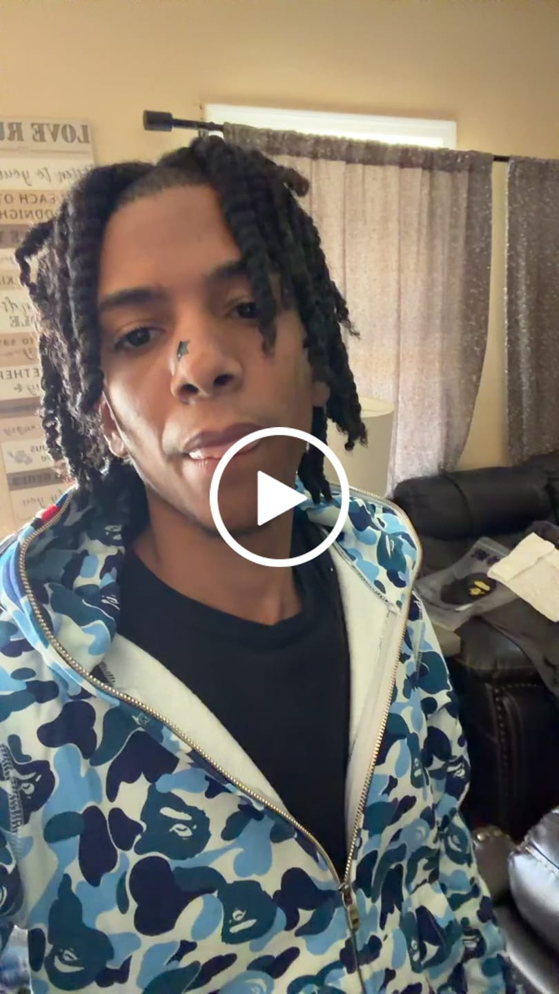 Customer video review of BAPE ABC Camo Shark Full Zip Hoodie 'Blue'