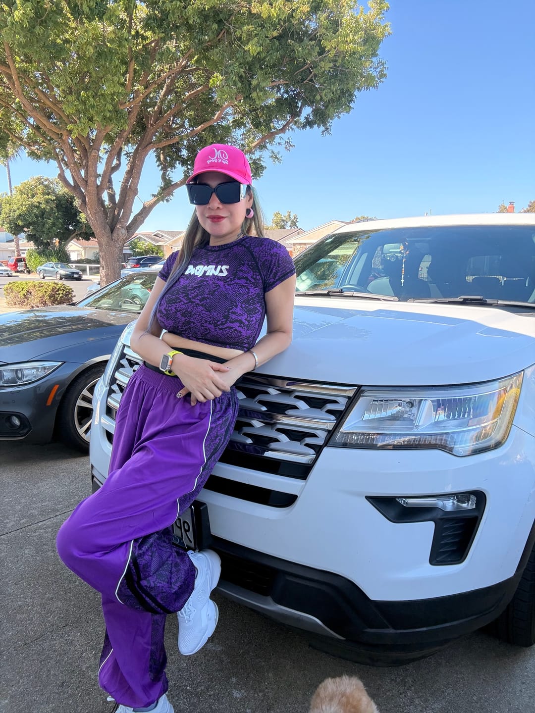Customer photo review of Rock 'n' Roll Curvy Track Pants