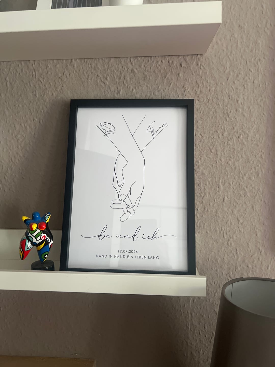 Customer photo review of Hand in Hand - Personalisiertes Poster