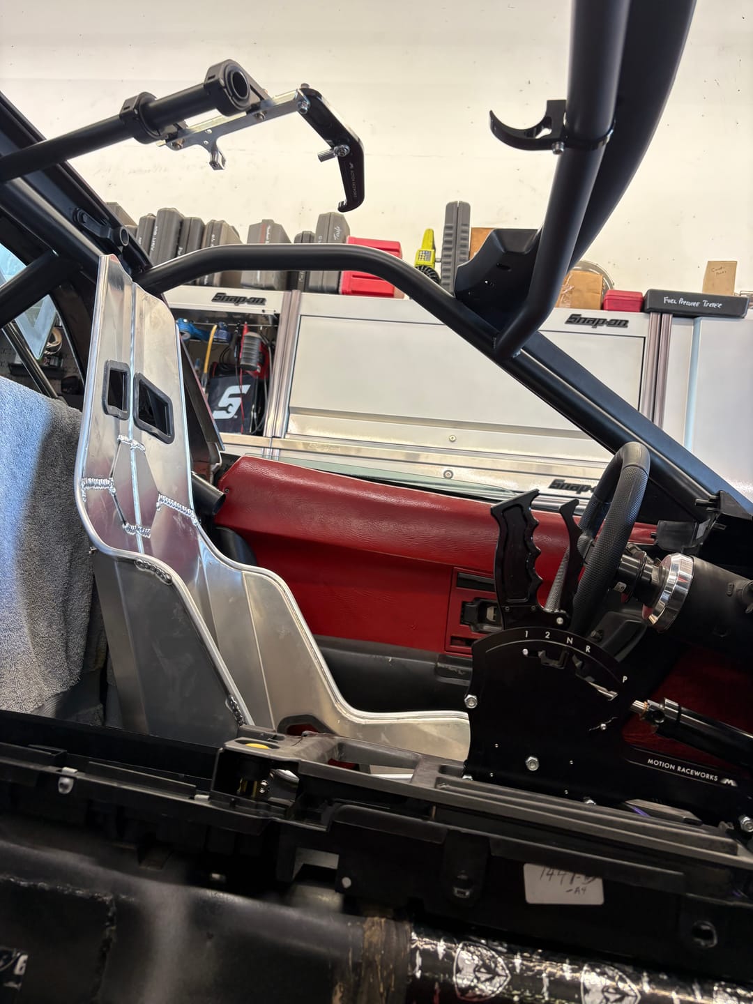 Customer photo review of Powerglide Operator Series Billet Shifter Front Exit Cable