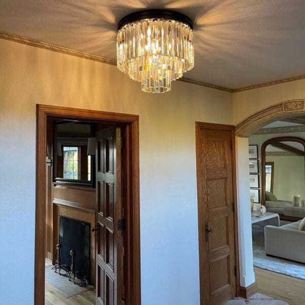 Customer photo review of Layland Flush Mount