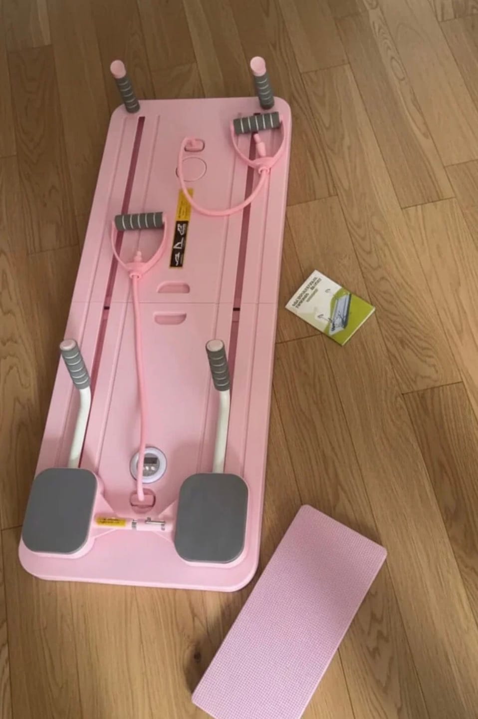Customer photo review of Flovira Pilates Reformer Board