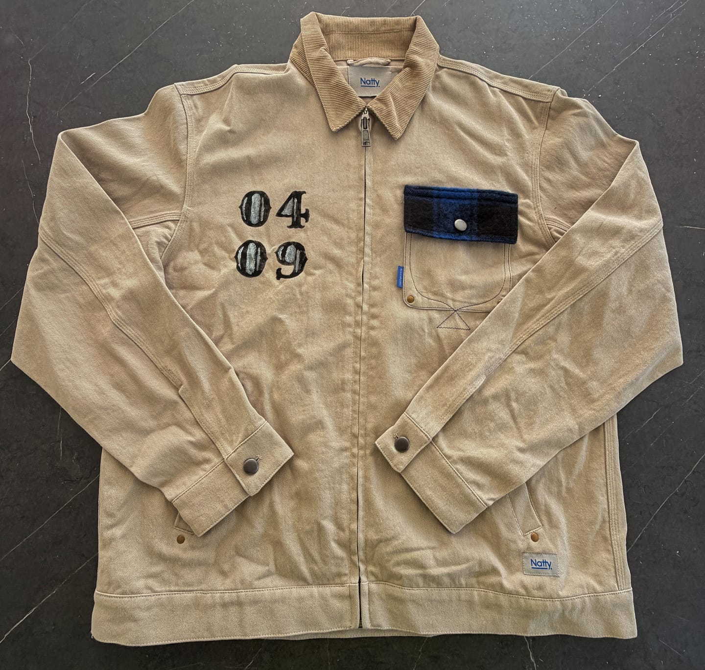 Customer photo review of Depot Zip Jacket - Sand