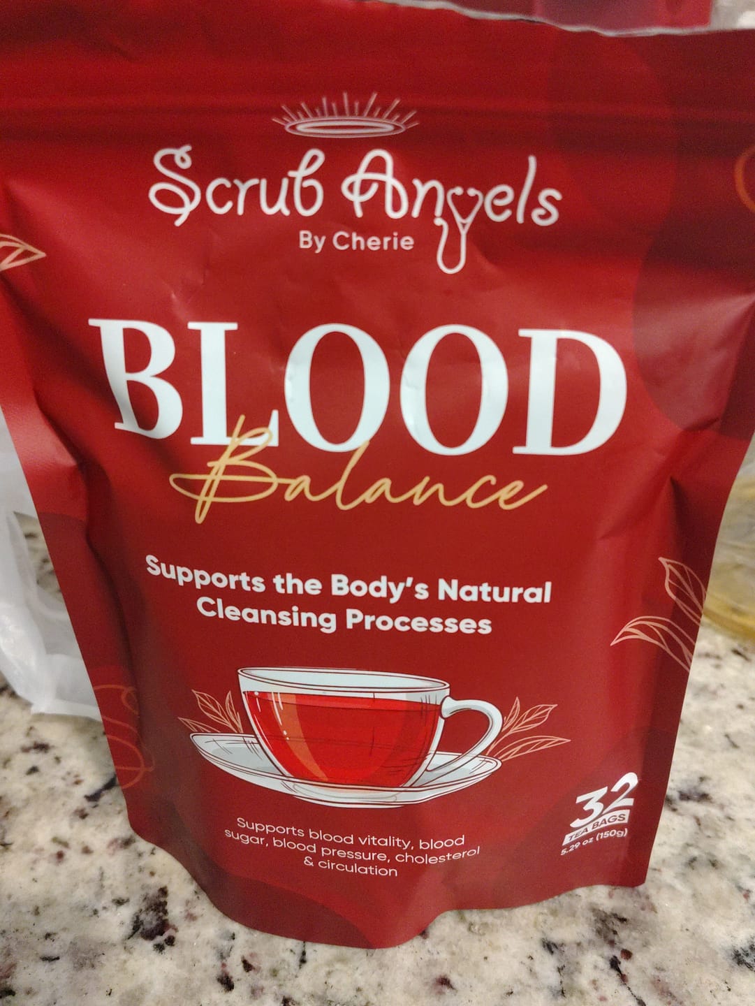 Customer photo review of Blood Balance Tea for Daily Wellness