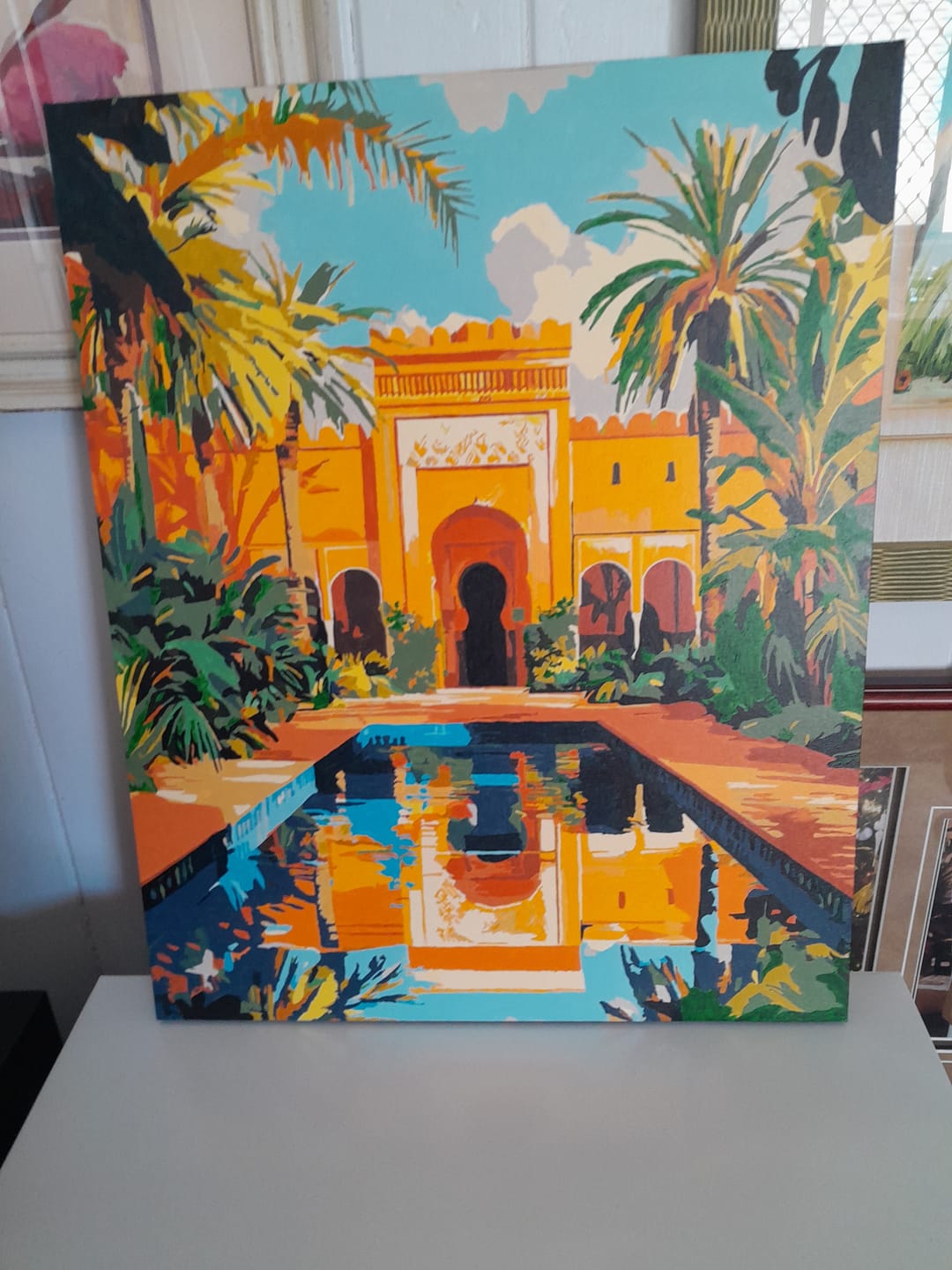 Customer photo review of The Stone Archway | Paint by Number