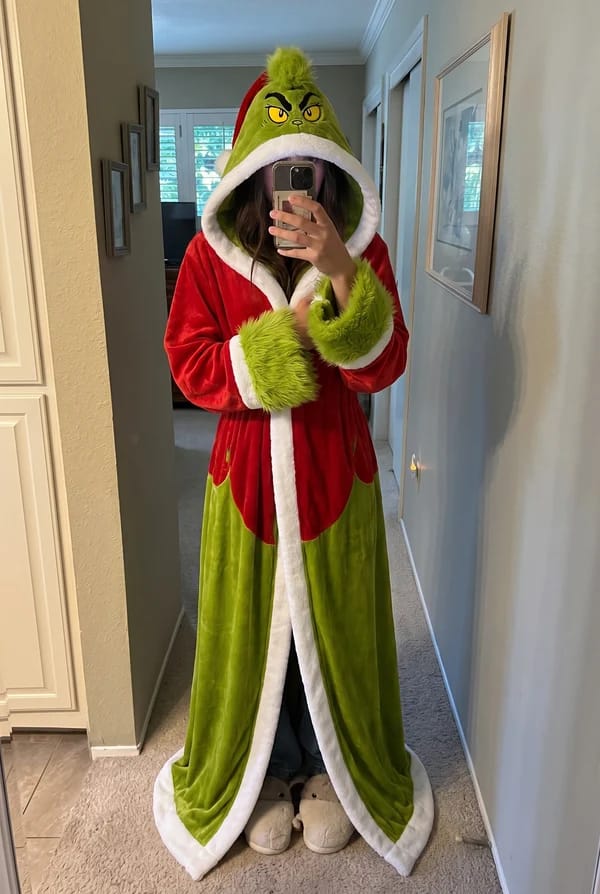 Customer photo review of Heated Wearable Blanket
