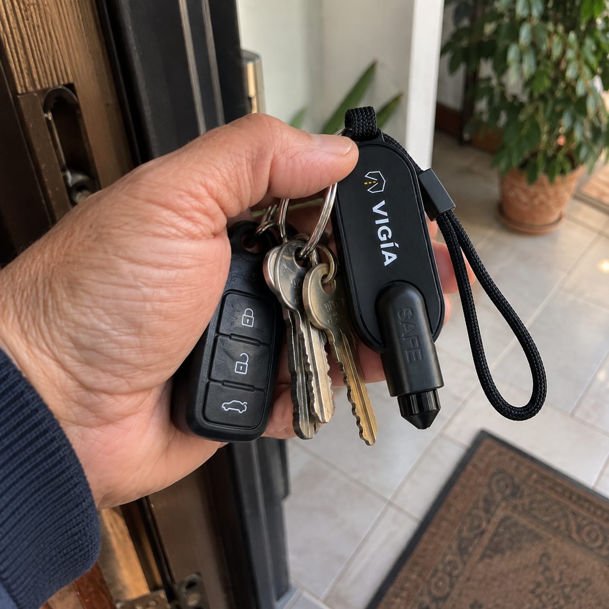 Customer photo review of Llavero Emergencia 2 en 1