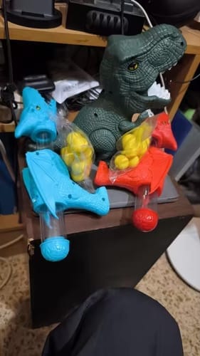 Customer photo review of DinoBlast™ - Interactive Shooting Target Game