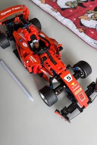 Customer photo review of ApexRacer™ – 455 Piece Formula Racing Car Building Set