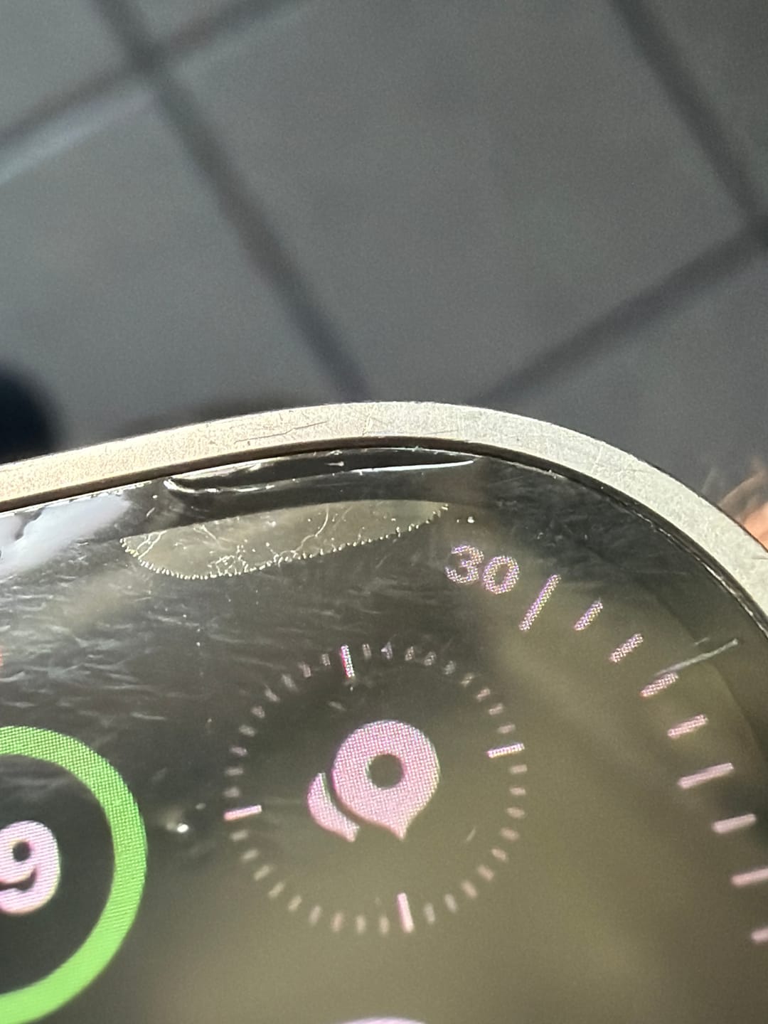 Customer photo review of 3-in-1 Screen Protector - Apple Watch