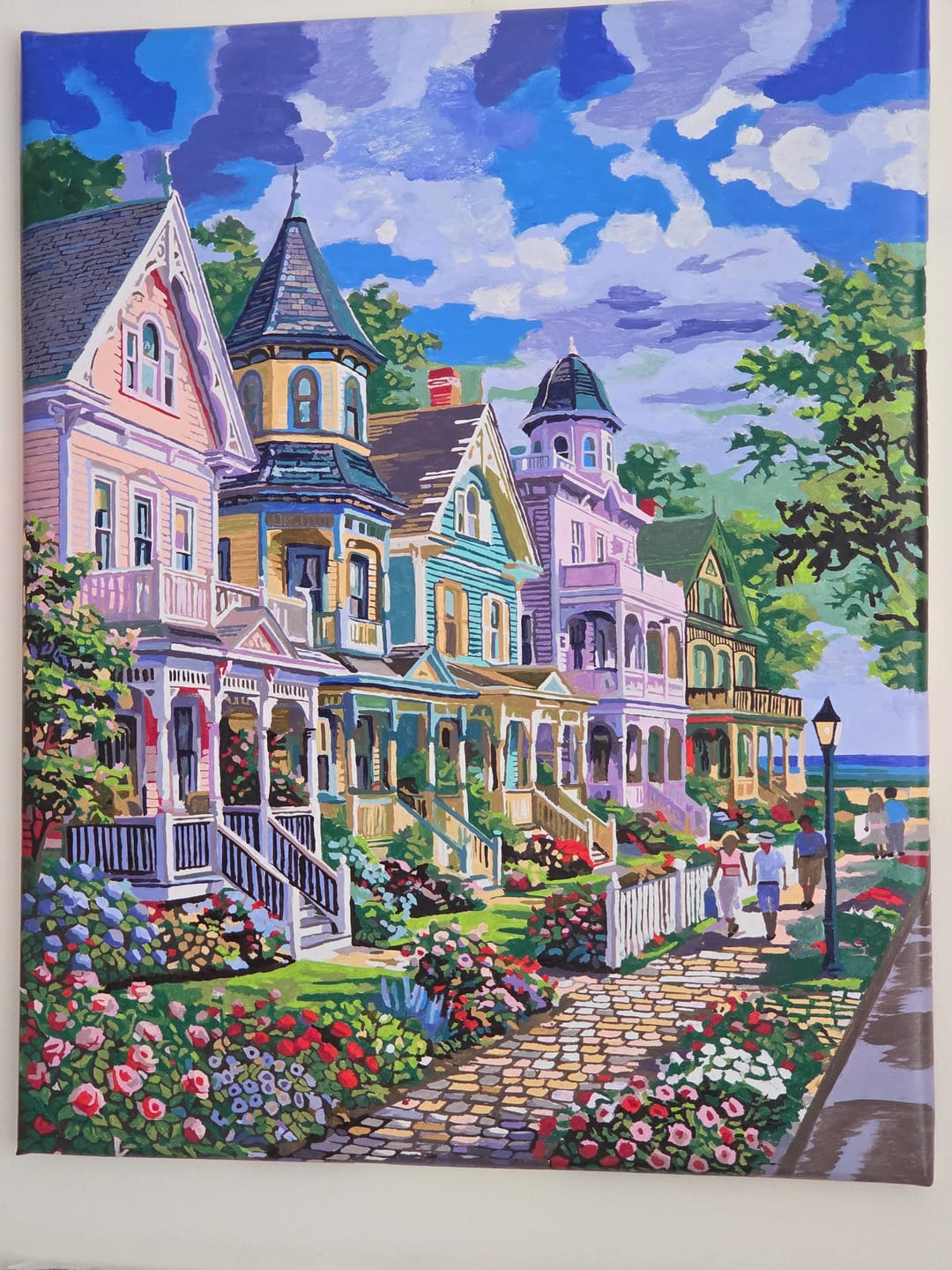 Customer photo review of Cape May Victorian (Paint by Numbers)