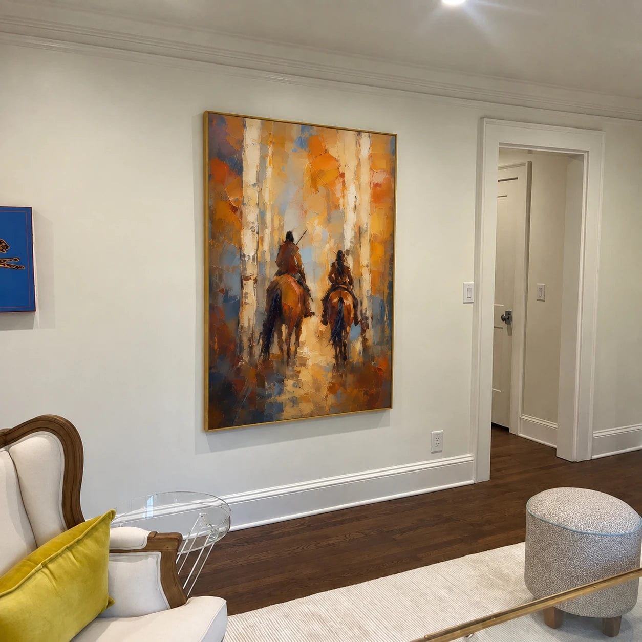 Customer photo review of Western Landscapes Art｜Through the Golden Aspen Trail