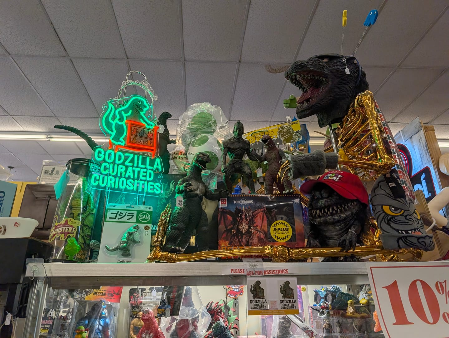Customer photo review of GODZILLA CURATED CURIOSITIES | LED Neon Sign