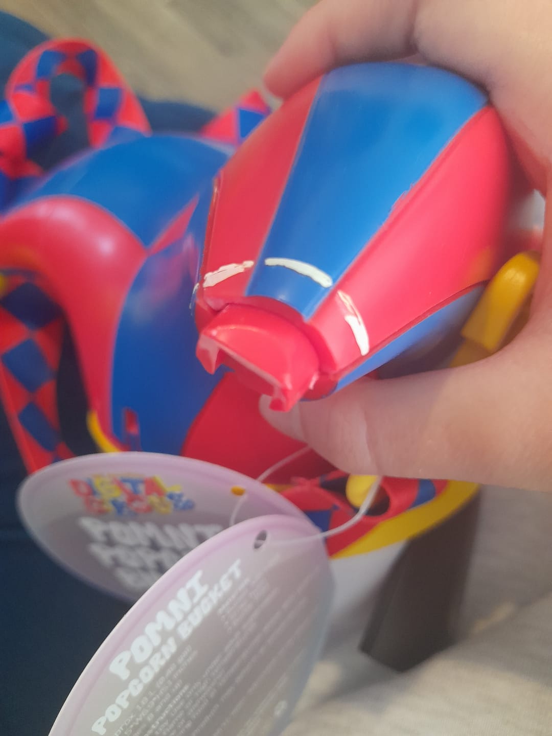Customer photo review of Pomni Popcorn Bucket