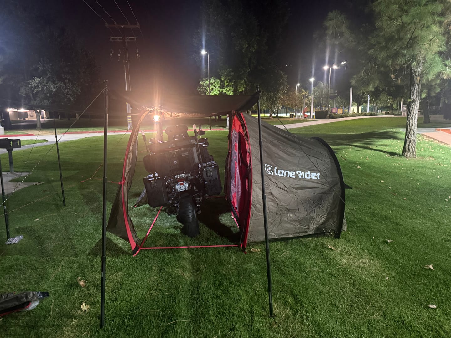 Customer photo review of MotoTent